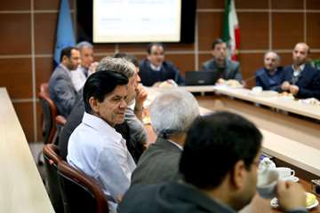 جلسه هیات رئیسه در بیمارستان رفیده